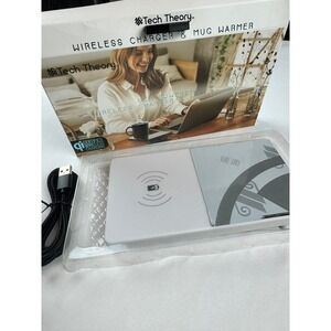 Tech Theory‎ USB Powered Wireless Charger & Mug Warmer Qi White TT-QCMW-08